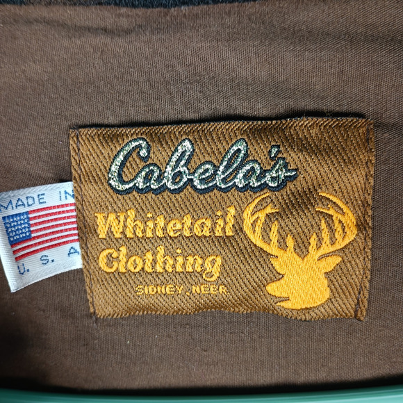 Cabelas Jacket Men Large Camouflage Woodland Gore-Tex Thinsulate Fleece USA - Picture 8 of 13
